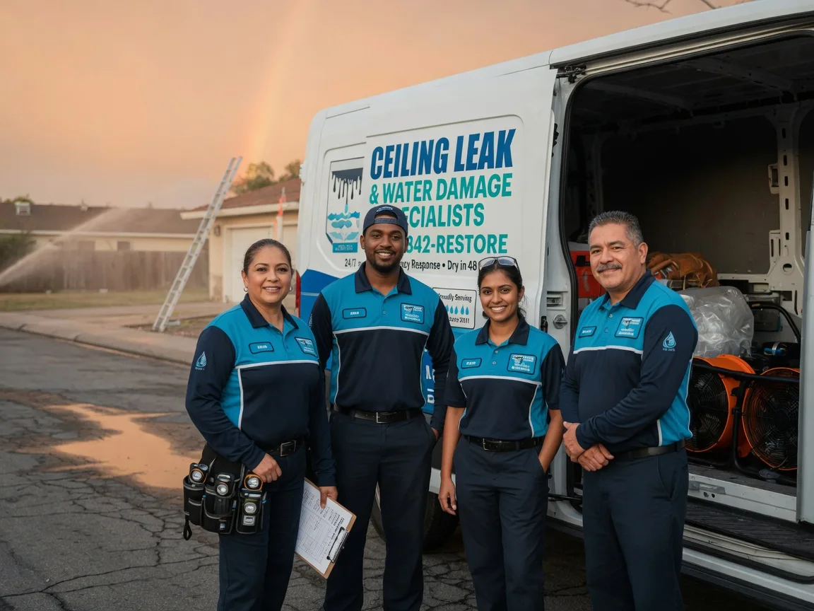 Ceiling Leak Cleanup company in New Town, ND