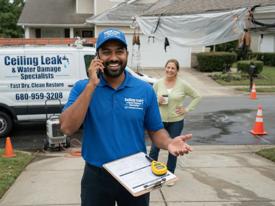 Ceiling Leak Cleanup New Town, ND FAQs